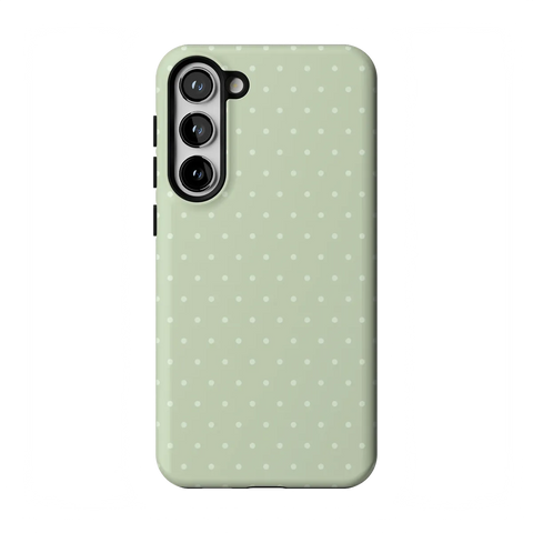 On the Dot | Green Polka Dot Case