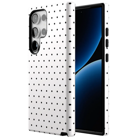 On the Dot | Black Polka Dot Case