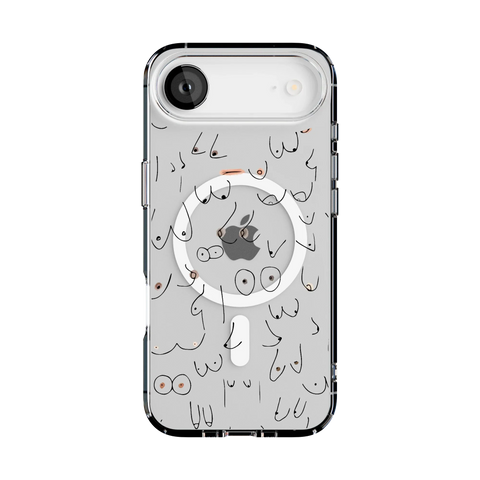 I'm With Her | Black & White Boobs Case