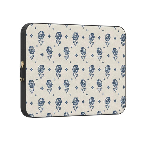 Seaside Stitch | Vintage Roses Laptop Case