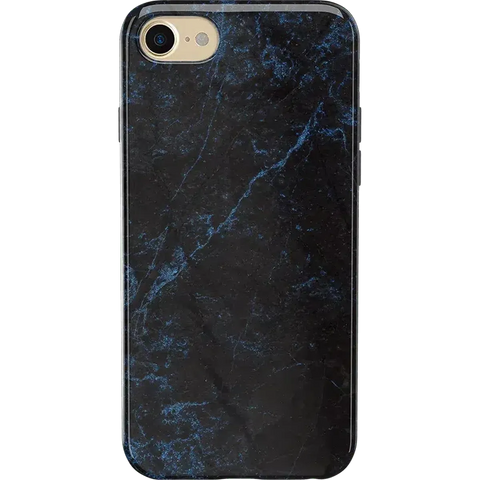 Midnight Marble | Black & Navy Case