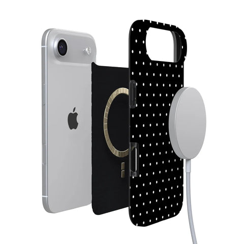 On the Dot | White Polka Dot Case