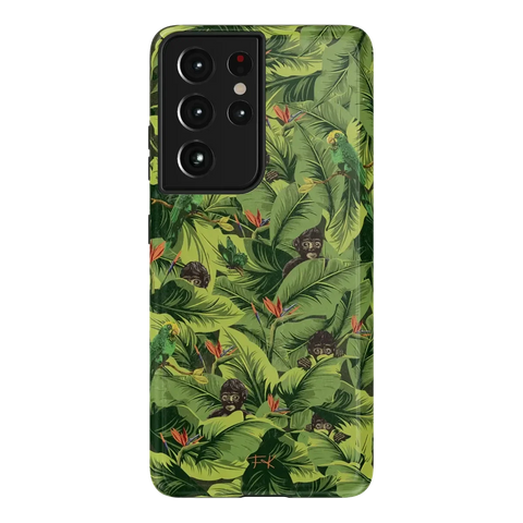 Sneaky Monkeys | Frida Kahlo Jungle Floral Case