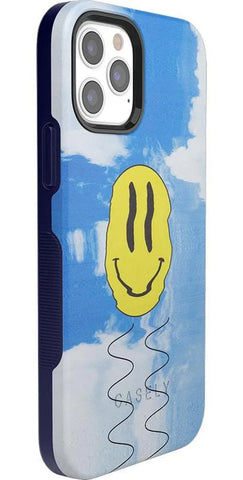 On Cloud Nine | Glitch Smiley Face Case