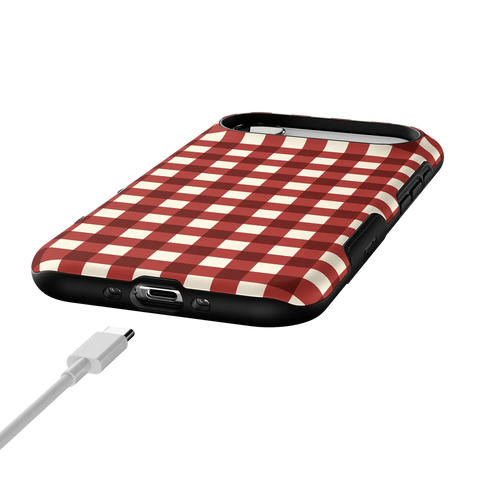 Checked Twice | Red Plaid Case