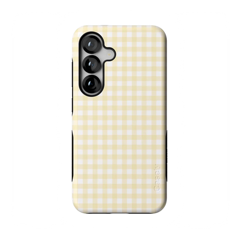 Pastel Picnic | Yellow Gingham Case