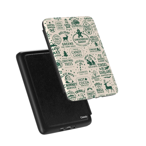 Santa's Stamps | Holiday Market Kindle Case