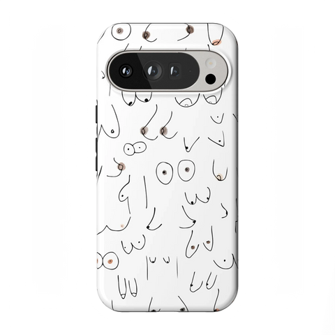 I'm With Her | Black & White Boobs Case