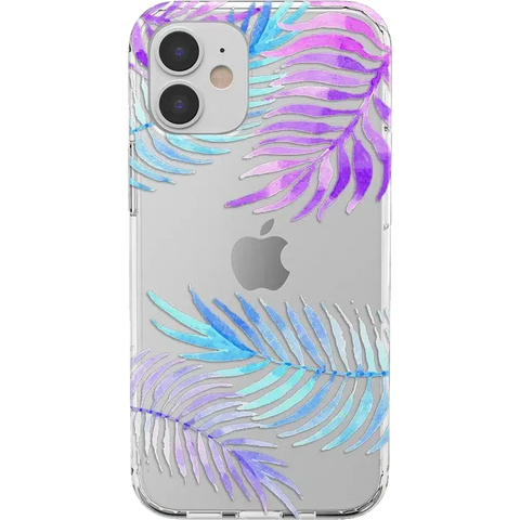 Tropical Blues | Palm Leaves Floral case