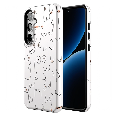 I'm With Her | Black & White Boobs Case