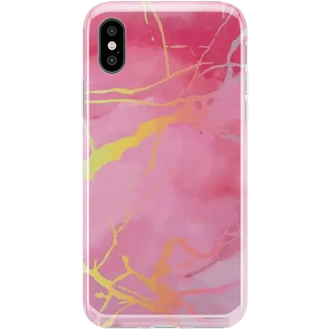 You're the Cutest | Pink Marble Holo Case