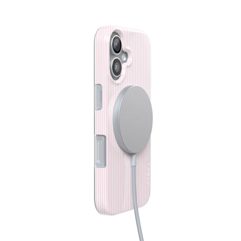Stripes and the City | Light Pink Pinstripe Case