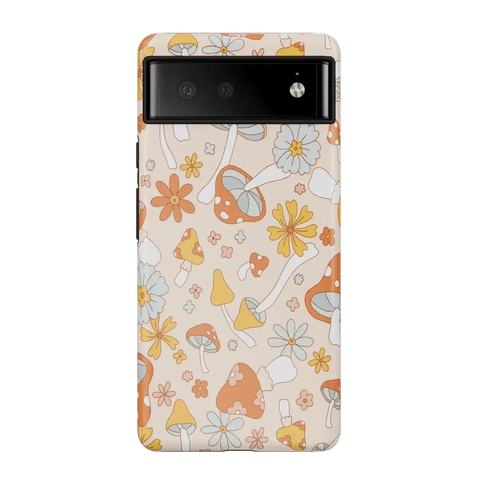 Mushroom Magic | Retro Floral Google Pixel Case