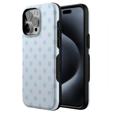 Spotted in SoHo | Light Blue Polka Dot Case