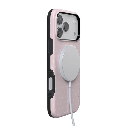 On the Dot | Pink & White Polka Dot Case