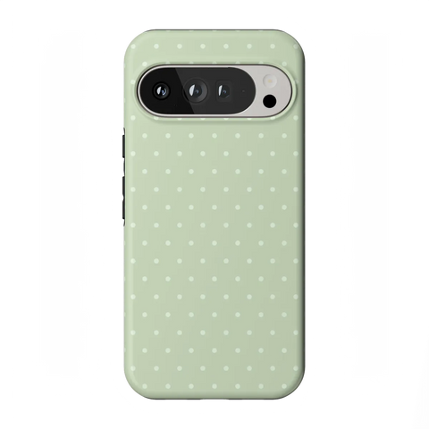 On the Dot | Green Polka Dot Case