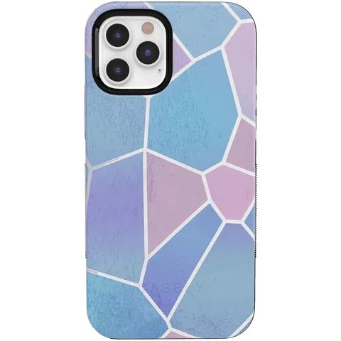 Other Side | Holographic Metallic Stained Glass Marble Case
