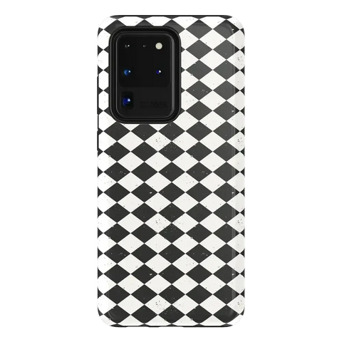 Salem's Hex | Black & White Checkered Case