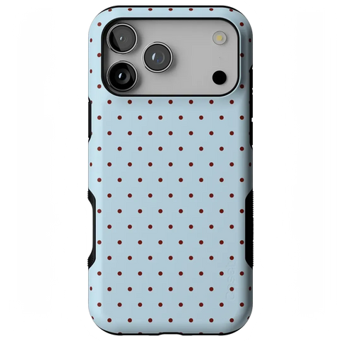 On the Dot | Blue Polka Dot Case