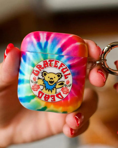 On Tour | Grateful Dead Tie Dye Sticker AirPods Case