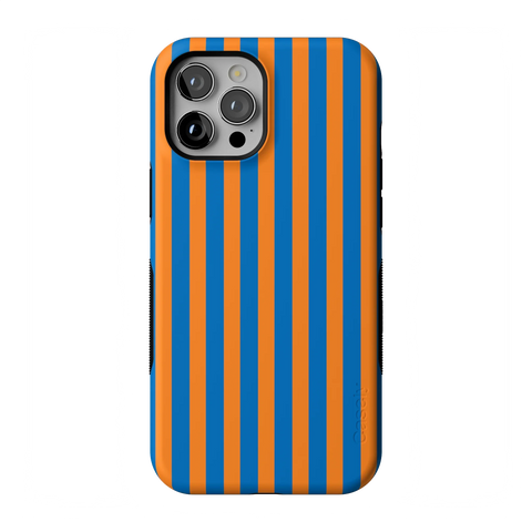 Go New York | Blue & Orange Stripes Case