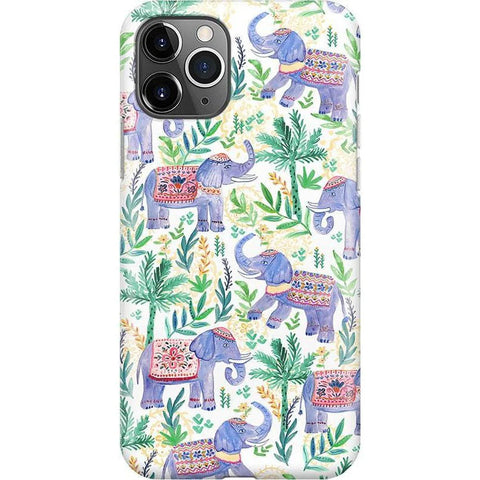 Pastel Gardens | Watercolor Elephant Floral Case