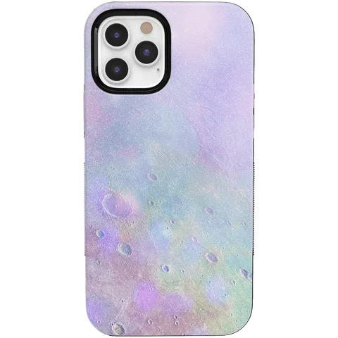 Over the Moon | Pastel Marble Moon Case