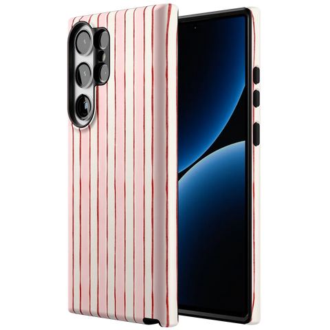 Pretty in Pastel | Blush Stripes Case