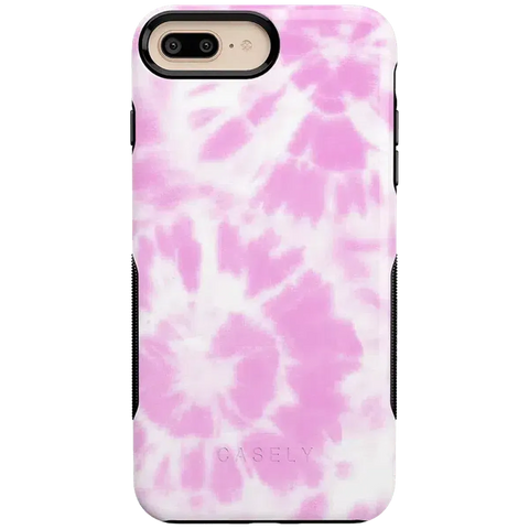 Down for Whatever | Light Pink Tie Dye Case