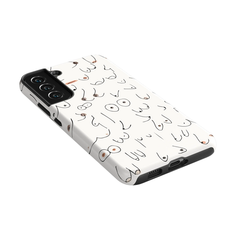 I'm With Her | Black & White Boobs Case