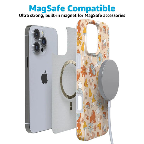 Mushroom Magic | Retro Floral Case