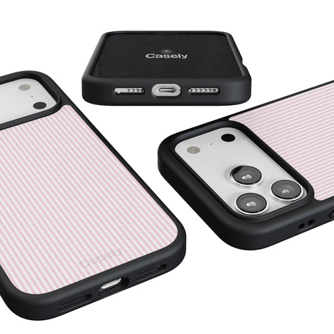 Stripes and the City | Light Pink Pinstripe Case