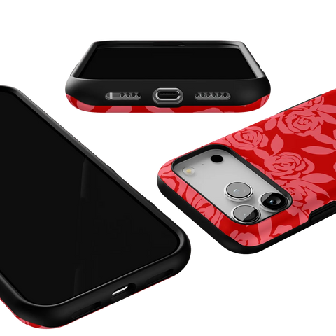 Final Rose | Red & Pink Floral Case