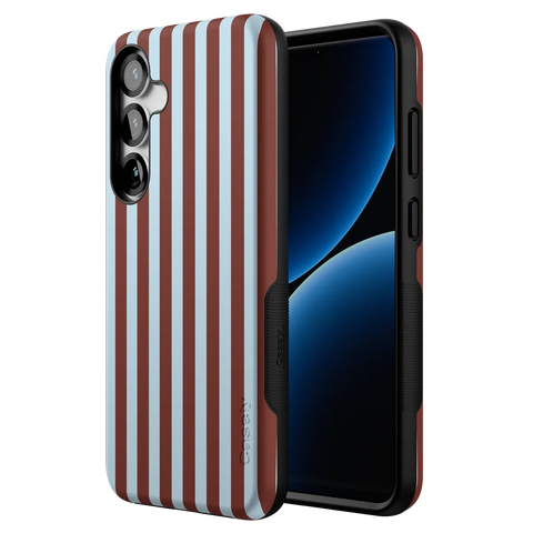 Sunday in Brooklyn | Blue Stripes Case