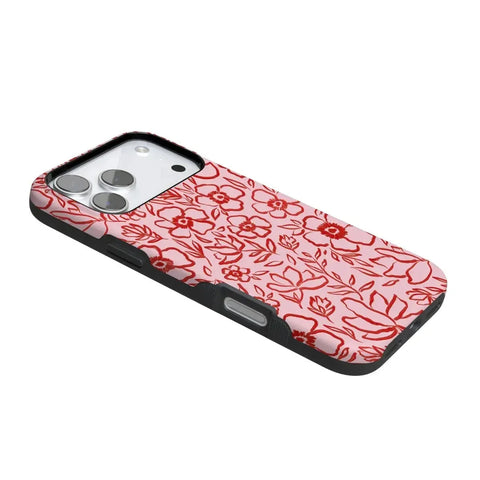 Blush Garden | Floral Doodle Case