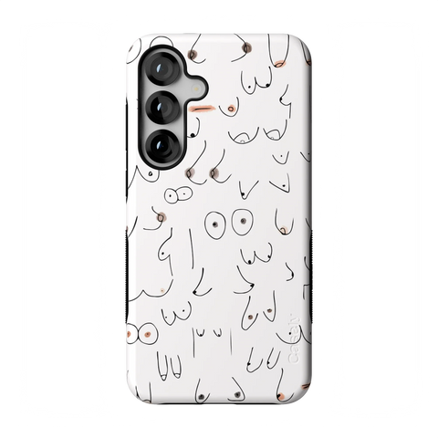 I'm With Her | Black & White Boobs Case