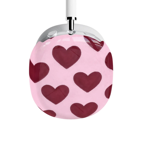 Whole Lotta Love | Plum Hearts AirPods Max Case