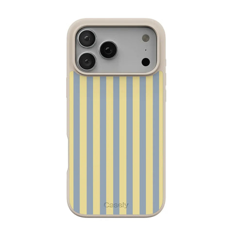 Coastline Stripes | Blue & Yellow Case