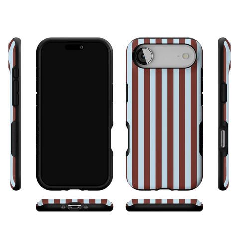 Sunday in Brooklyn | Blue Stripes Case