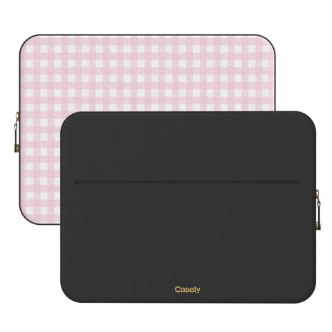Pink Plaid | Sunday Best Laptop Case
