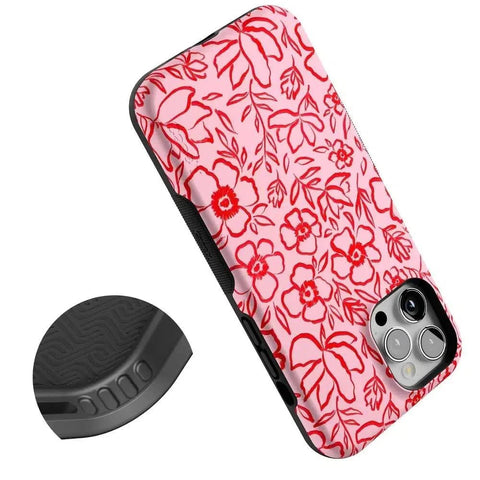 Blush Garden | Floral Doodle Case