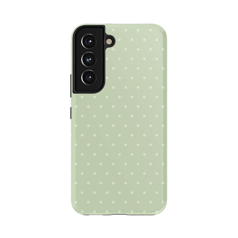 On the Dot | Green Polka Dot Case