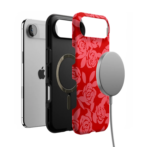 Final Rose | Red & Pink Floral Case