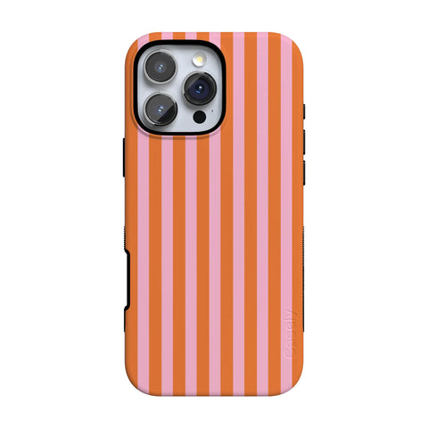 Perfect Stripes | Orange & Pink Stripes Case