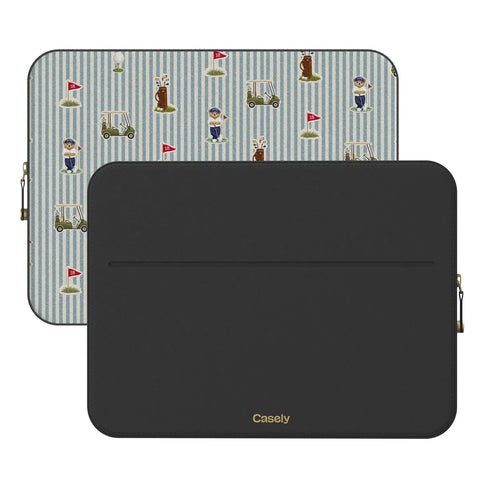 The Caddie Print | Clubhouse Laptop Case