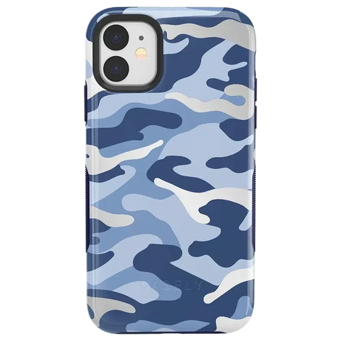 In Formation | Metallic Blue Camo Case