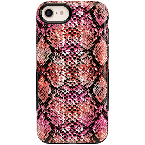 Snake Along | Red Snake Skin Case