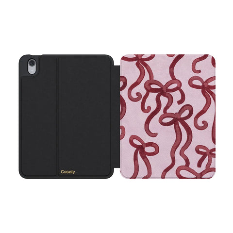 Love Me Knot | Mauve Bow iPad Case
