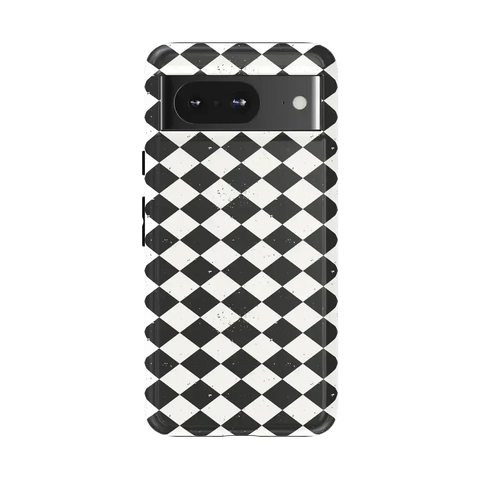 Salem's Hex | Black & White Checkered Case