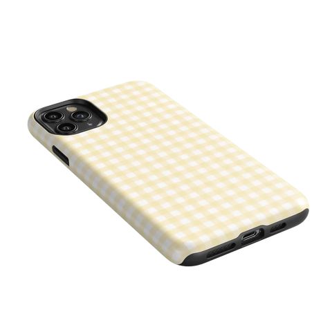 Pastel Picnic | Yellow Gingham Case